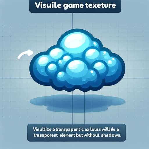 transparent cloud.
Single Game Texture. In-Game asset. 2d. Blank background. High contrast. No shadows.