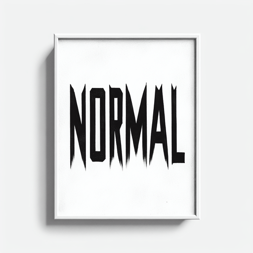 Normal text.
A text that says Normal