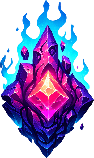 Soulember Ore.
Single Game Texture.  In-Game asset.  2d.  Blank background.  High contrast.  No shadows