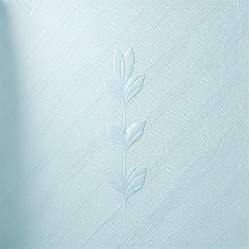Pastel blue wallpaper.