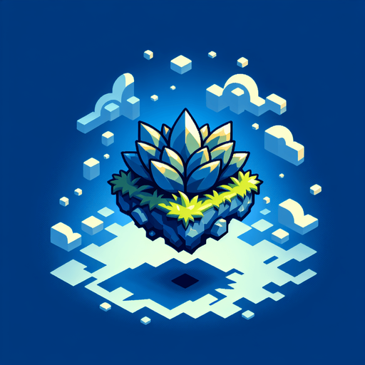 blue background Single Game Texture. In-Game asset. 2d. Blank background. High contrast. No shadows.