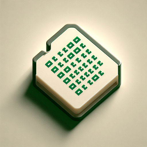 A minimalist UI website icon for a retro hacking app, representing a text-based file. The icon is a simple rectangular shape with a slightly folded corner at the top-right, rendered in a clean, pixel-art style. A few green binary digits ('0' and '1') are subtly displayed across the surface in a small, stylized font, blending seamlessly with the retro theme.

The design is stripped down to essential elements, using a monochromatic palette with a soft green glow to evoke the feel of a classic hacking interface. The overall look is clean, minimalist, and perfectly aligned with a retro tech aesthetic..
Single Game Texture. In-Game asset. 2d. Blank background. High contrast. No shadows.