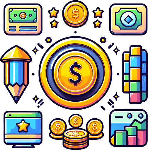 Money.
Single Game Texture.  In-Game asset.  2d.  Blank background.  High contrast.  No shadows