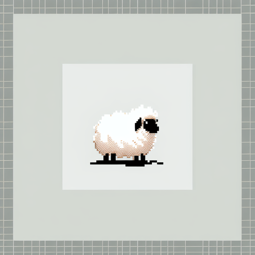 A retro pixel art Forest theme, 16 bit, hobbit themed games of a white fluffy sheep. No ground or other objects. Seen from the side Single Game Texture. In-Game asset. 2d. Blank background. High contrast. No shadows..
Single Game Texture. In-Game asset. 2d. Blank background. High contrast. No shadows.