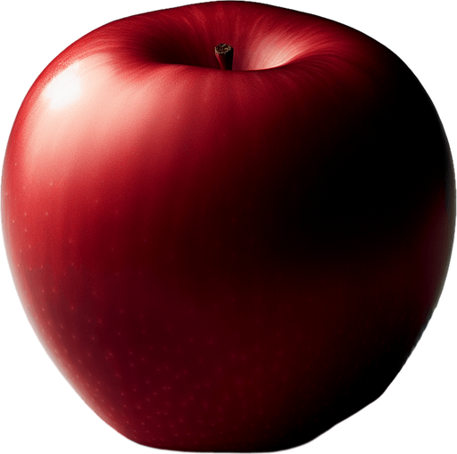 red apple.