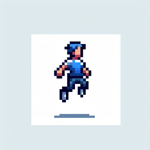 Jumper.
Single Game Texture. In-Game asset. 2d. Blank background. High contrast. No shadows.