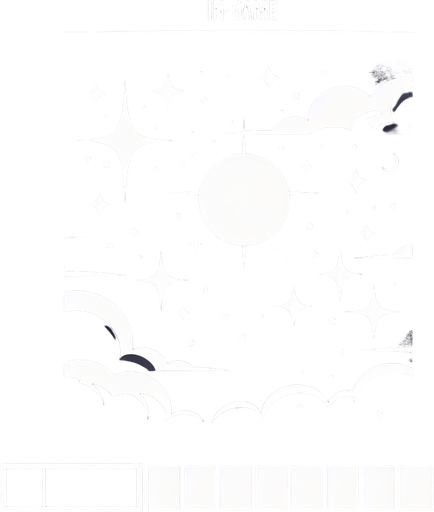 Black sky with night weather and also imagine glowing white star and moon.
Single Game Texture. In-Game asset. 2d. Blank background. High contrast. No shadows.