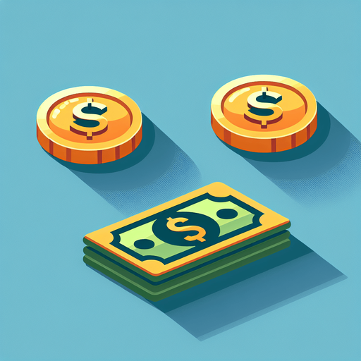 Money.
Single Game Texture.  In-Game asset.  2d.  Blank background.  High contrast.  No shadows