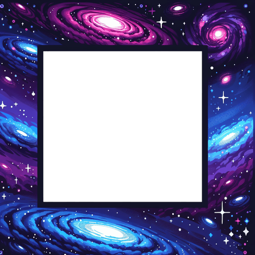 galaxy background.
Single Game Texture. In-Game asset. 2d. Blank background. High contrast. No shadows.