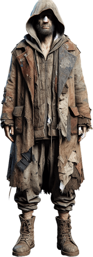 БОМЖ.
Single Game Texture. In-Game asset. БОМЖ