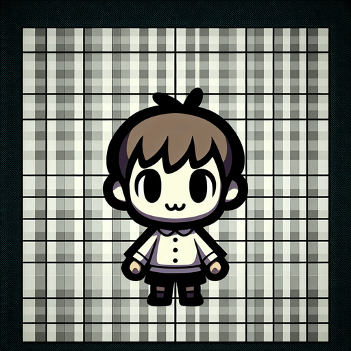 a child.
Single Game Texture. In-Game asset. 2d. Blank background. High contrast. No shadows.