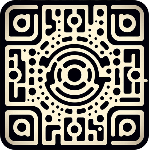 a qr code.
Single Game Texture. In-Game asset. 2d. Blank background. High contrast. No shadows.