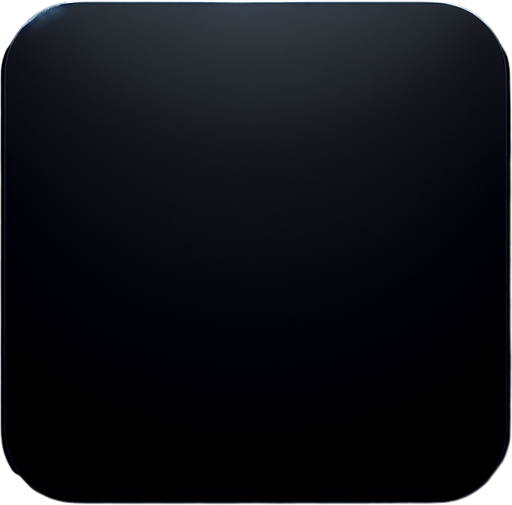 black square with rounded corners. simple. no light. just black..
Single Game Texture. In-Game asset. 2d. Blank background. High contrast. No shadows.
