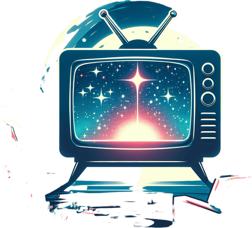 A tv screen.
Single Game Texture. In-Game asset. 2d. Blank background. High contrast. No shadows.