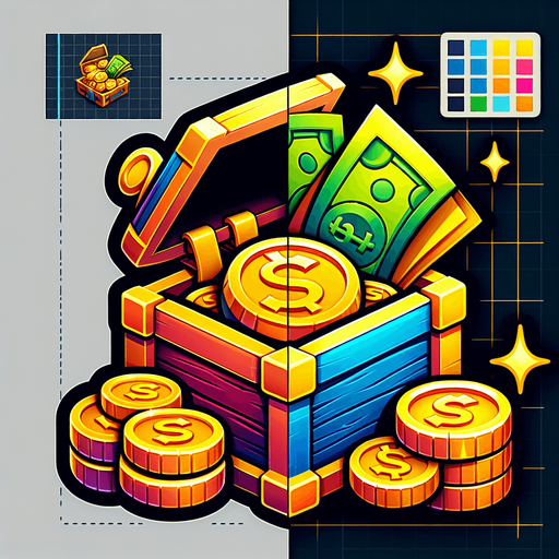 Money.
Single Game Texture.  In-Game asset.  2d.  Blank background.  High contrast.  No shadows