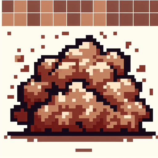 2d. 8-bit. dust cloud. brown. no shadow..
Single Game Texture. In-Game asset. 2d. Blank background. High contrast. No shadows.