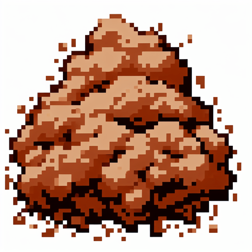 2d. 8-bit. dust cloud. brown. no shadow..
Single Game Texture. In-Game asset. 2d. Blank background. High contrast. No shadows.