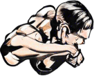 Move arms like they are swinging