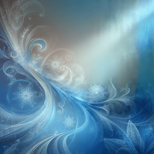 Pastel blue wallpaper.