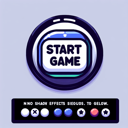 Start game button.
Single Game Texture. In-Game asset. 2d. Blank background. High contrast. No shadows.