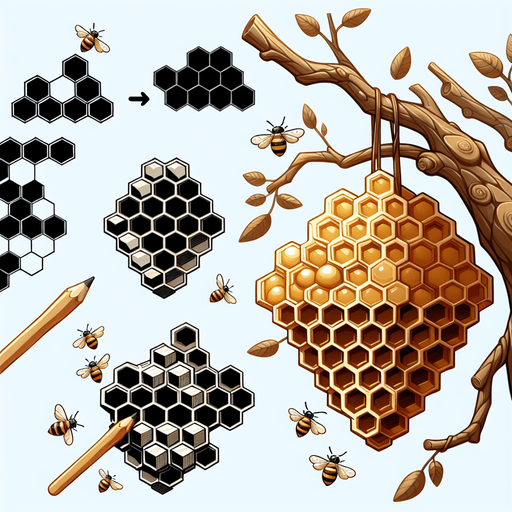 realistic honeycomb hanging from a tree.
In-Game asset. 2d. Blank background. High contrast. No shadows. No perspective.