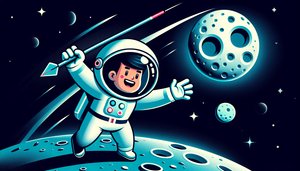Lunar Javelin Throw